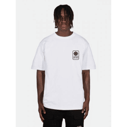 modernes Lost Youth Herren T-Shirt Oversize 240 g/m² mit Baumwolle Weiß