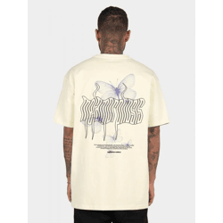 modernes MJ Gonzales Herren T-Shirt Oversize 240 g/m² mit Baumwolle Pastell-Gelb