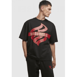 modernes Rocawear Herren T-Shirt Oversize mit Baumwolle Schwarz