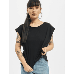 Modern Urban Classics Women's T-Shirt, 140 g/m², cotton blend, black