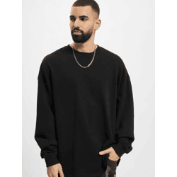 modernes Urban Classics Herren Sweatshirt Rippbündchen Oversize 305 g/m² Schwarz