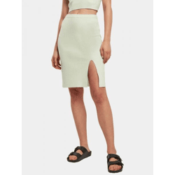 modisches Urban Classics Damen Kleid 12 g/m² Pastell-Grün