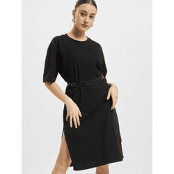 modisches Urban Classics Damen Kleid 180 g/m² mit Baumwolle Schwarz