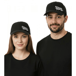 My Chemical Romance Unisex Cap Baumwoll-Cap mit leicht gebogenem Schirm Base-Cap TC111925MCR Schwarz/Weiß