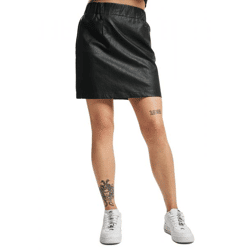 NA-KD Kurzer PU-Rock schwarz