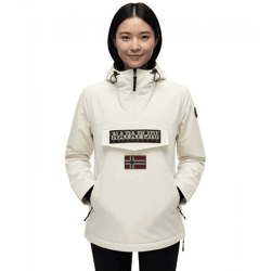 NAPAPIJRI Rainforest Damen Übergangs-Jacke mit nachhaltiger Comfortemp-Synthetikfüllung Windbreaker Wind-Jacke NP0A4GM6N1J1 Beige
