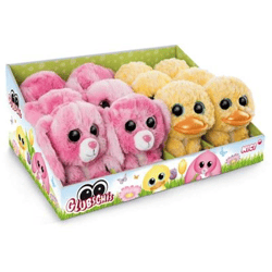 Nici 46524 - Glubschis Spring - Ente Honey Dee & Hase Halola - 15 cm - Schlenker Plüschtier
