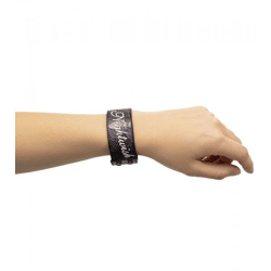 Nightwish Armband Symphonic-Metal-Band mit Logo-Schriftzug Leder-Armband Lila