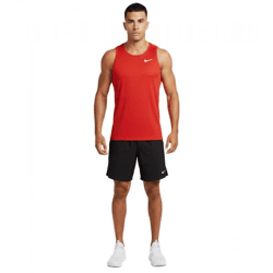 NIKE Dry Herren Sport-Shirt Fitness-Shirt mit Dri-FIT-Technologie Tank- Top NT0306-657 Rot