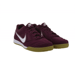 NIKE Gato Herren Low-Top-Sneaker Damen Retro Turnschuhe mit Echtleder Hallen-Schuhe HQ6020 600 Bordeaux-Rot