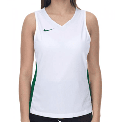 NIKE Team Fitness Damen Tank-Top mit DryFit Sport-Shirt Trainings-Shirt NT0211-104 Weiß/Grün