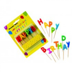 Numeral Birthday Candles -  Happy Birthday Toothpick Candles