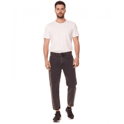ONLY & SONS Avi Beam Herren Cropped Jeans verwaschene Hose 22022852 Schwarz