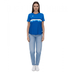 Outfitter OCEAN FABRICS TAHI Damen nachhaltiges Training-Shirt mit Mesh-Einsätzen Fitness-Shirt Kurzarm-Shirt OUT-W-1021-OTW-41 Blau