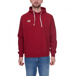 Outfitter Ocean Fabrics Thai Herren Hoodie nachhaltiger Kapuzen-Pullover im Basic-Style OUT-M-1003-OTW-36 Rot