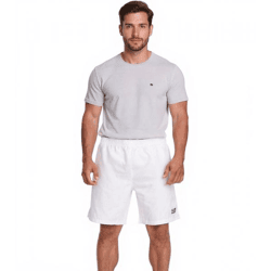 Outfitter OCEAN FABRICS Trainings-Shorts für Herren nachhaltige Sport-Hose Tahi Match OUT-M-1032-OTW Weiß