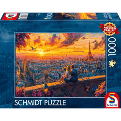 Parisian rooftop whisper - Standard 1000 piece jigsaw puzzle