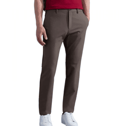 PAUL & SHARK Herren Chino-Hose Regular Fit Bundfalten-Hose aus Dynamic-Stretch Stoff-Hose 13314096 661 Braun