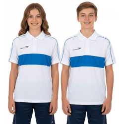 PENALTY Polo Matis Jr Kinder Polo-Hemd aus schnelltrocknendem DRY ON-Material Sport-Shirt 310703-1410 Weiß/Blau
