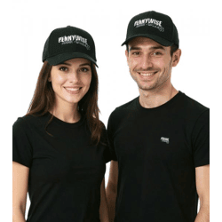 Pennywise Unisex Punkrock-Band Trucker-Cap mit Logo-Stickerei Baseball-Cap Fan-Artikel TC103001PEN Schwarz