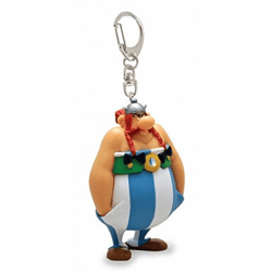 Plastoy 60590 Asterix: Schlüsselanhänger - Obelix wütend