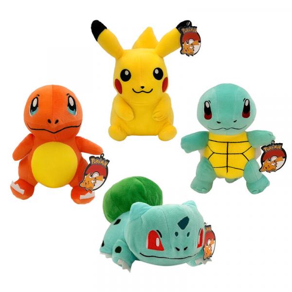 Pok&eacute;mon - Pl&uuml;sch 4-fach sortiert - 22-28 cm