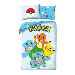 Pokemon - Bettwäsche - 40 x 200 cm + 70 x 90 cm