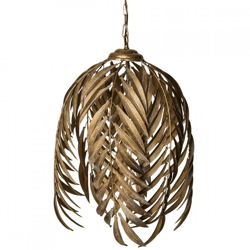 PTMD Hängeleuchte Mea goldfarben 59 cm