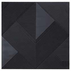 PTMD wall panel Belinda black 120 x 120 cm