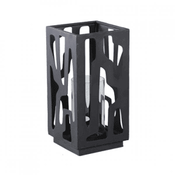 PTMD Windlicht Dewey schwarz 32 cm