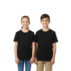PUMA Base Kinder Sport-Shirt für Jungen & Mädchen nachhaltiges Baumwoll T-Shirt mit Logo 678259 02 Schwarz