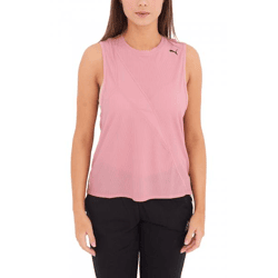 PUMA Train Pearl Mesh Tank Damen Tank-Top Sport-Top mit dryCELL 519558 04 Rosa