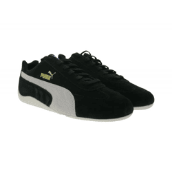 Puma x SPARCO Speedcat OG Sneakers - Motorsport Shoes for Women and Men - Genuine Leather Sneakers 306725 01 Black
