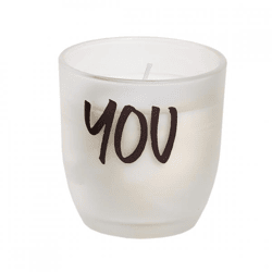 (R) Spare candle in glass You 7.5 cm
