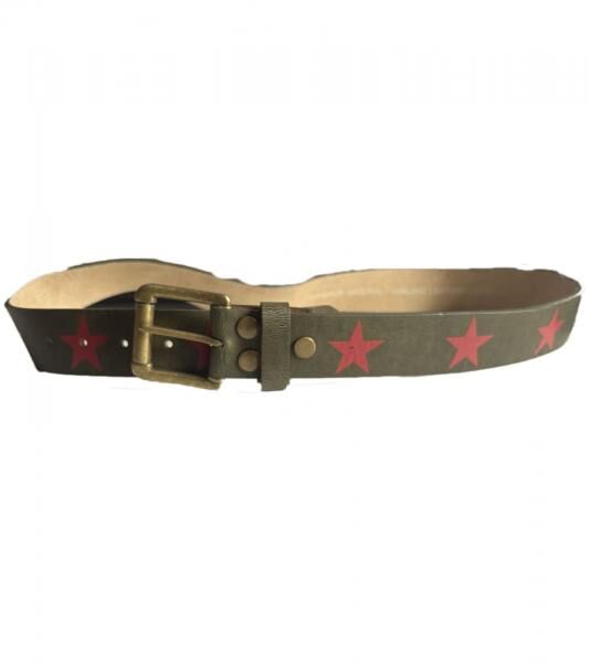 Rage Against the Machine G&uuml;rtel f&uuml;r Damen oder Herren stylischer Leder-G&uuml;rtel Freizeit-G&uuml;rtel BT102814RAT4 Braun