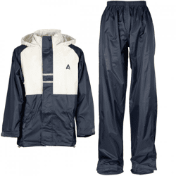 Ralka rain suit kids 43SF dark blue/white 3 assorted sizes 55 pieces