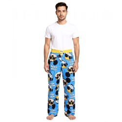 RE:COVERED X Disney Mickey Mouse and Donald Duck Loungepants Herren Schlafanzug-Hose Stylische und bequeme Baumwoll Pyjama-Hose RCDIF2105 B