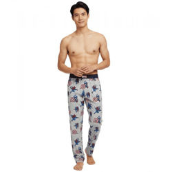 RE:COVERED X MARVEL Comics Hero Loungepants Herren Schlafanzug-Hose mit Marvel-Figuren-Print Baumwolle Pyjama-Hose PCMARV500 Grau