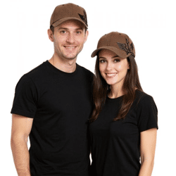 Red Jumpsuit Apparatus Unisex Trucker-Cap Rock-Band Base-Cap mit RJA-Wing-Logo TC110825RJA Braun