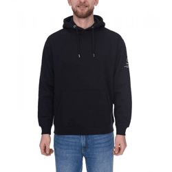 REDEFINED REBEL Clay Herren Baumwoll-Hoodie Kapuzen-Pullover Sweat-Pulli Langarm-Shirt 213212 Schwarz