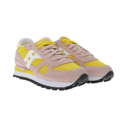 Saucony Shadow Original Damen Sneaker im Retro-Look mit EVA-Zwischensohle Echtleder-Schuhe S1108-835 Rosa/Orange
