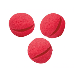 Foam clown noses, red 