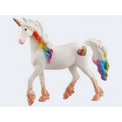 Schleich 70726 - Spielfigur, Bayala Einhorn Regenbogen Stute
