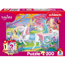 Schleich ayala - Enchanting elves - 200 piece puzzle with add-on