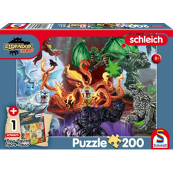 Schleich Eldrador - Nasty creatures - 200 piece puzzle with add-on