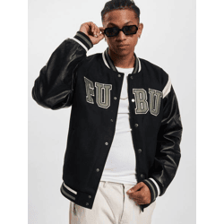 Simple Fubu Men's Jacket in Black Cotton