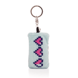 Schlüsselanhänger Mini Plüschkissen 