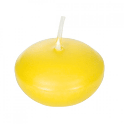 Schwimmende Kerze gelb 5 cm