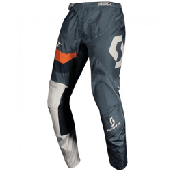 SCOTT Pant 350 Herren Moto-Cross Hose Motorsport-Kleidung mit Leder-Knie 273393 1454 Blau-Grau