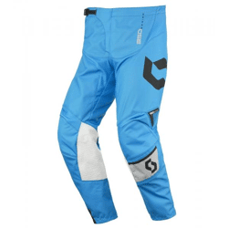 SCOTT Pant 350 Herren Moto-Cross Hose Motorsport-Kleidung mit Unterschenkel-Manschette 240917 1100 Hellblau/Grau